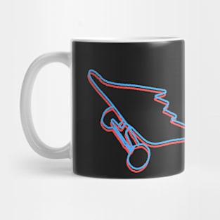 Broken Skateboard - dark Mug